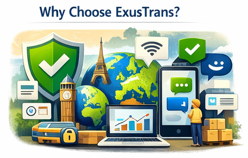 Biztonságos digitális árufuvarozási platform nyomon követéssel, kommunikációval és megbízható logisztikai funkciókkal